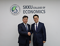 몽골 중앙은행 총재 경제대학 방문, 학술적 교류 및 협력 강화 약속 및 양국 경제 현안 논의